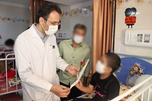 راه اندازی بخش اطفال بیماری های خاص بیمارستان شهید بهشتی کاشان