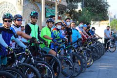 دوچرخه سواری در بافت تاریخی فرهنگی کاشان